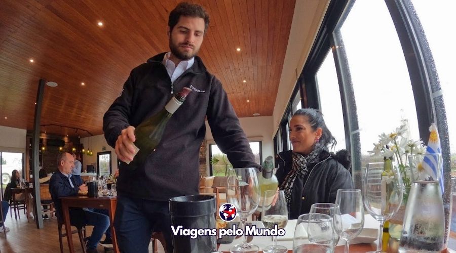 Começo da Degustação na Bodega 